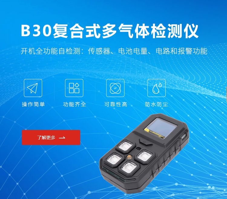 B30便携式简单气体检测仪